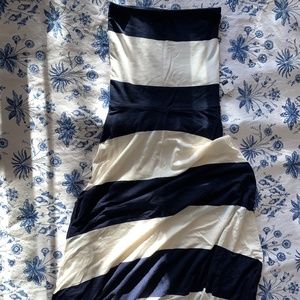 Striped Tube Top Max Dress